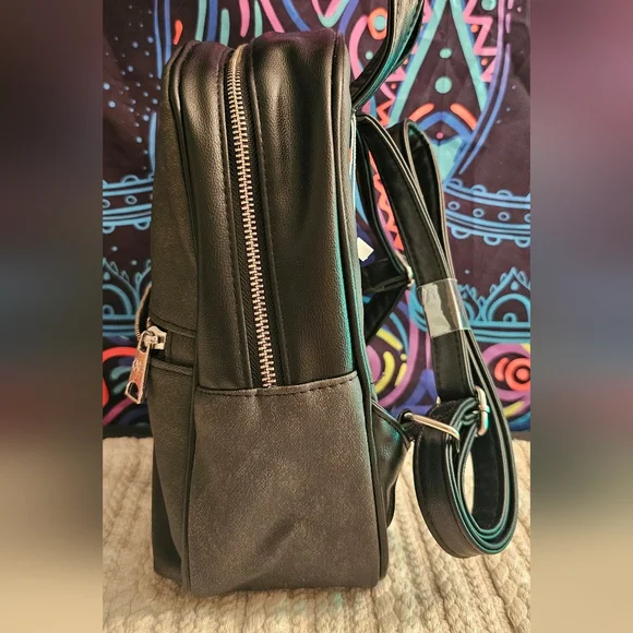 Christian Lacroix Marley PU Denim Backpack - Picture 5 of 12